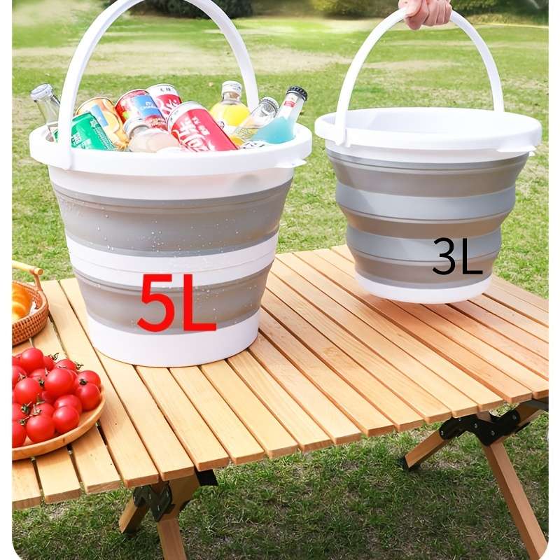 Ice Bucket Color White Gray Capacity5 Liters