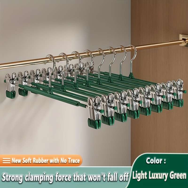 Clothes Rack Gray Adjustablestrong Gripno Marks Quantity 5Pcs