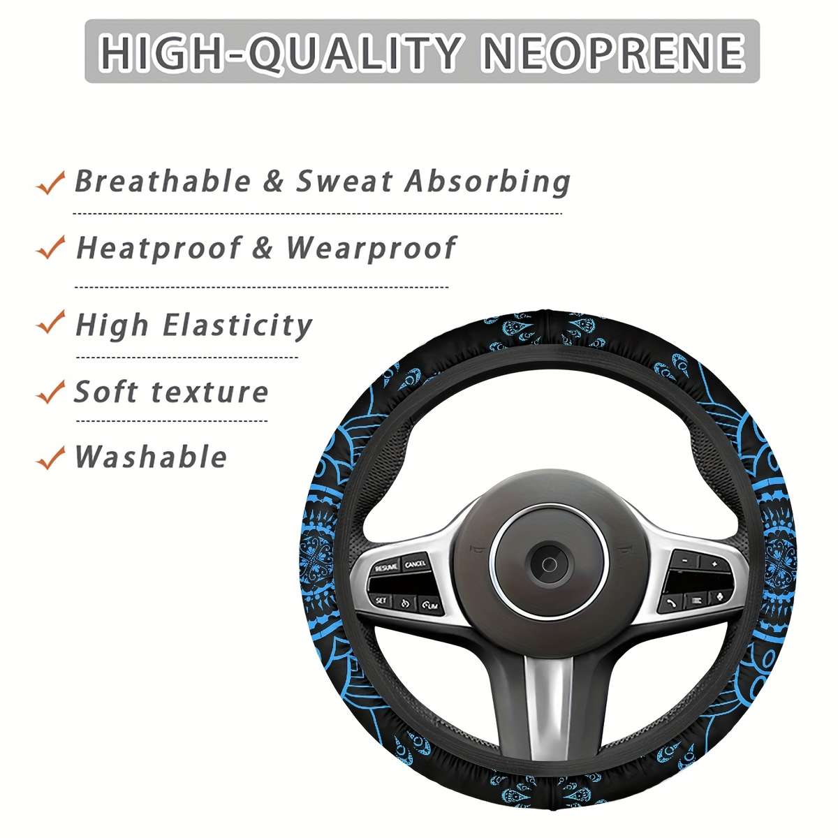 Car Steering Wheel Cover C