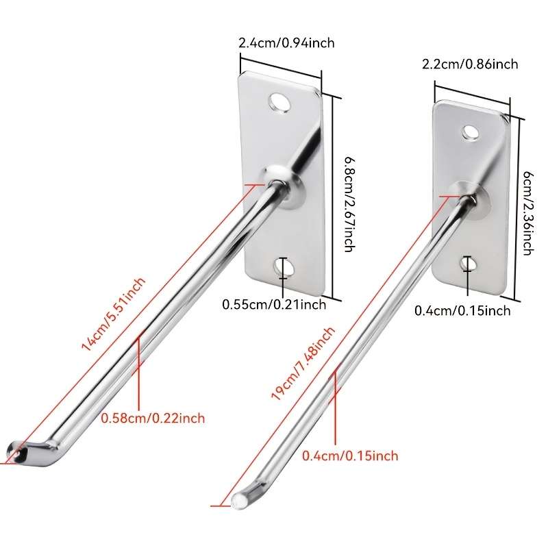 Hook Upsize 6 Sets 19Cm 7.48Inch