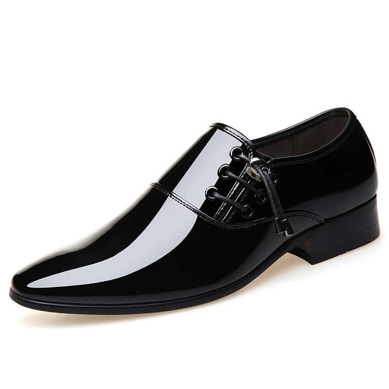 Mens Leather Shoes Color Black Sizeuk 10.5