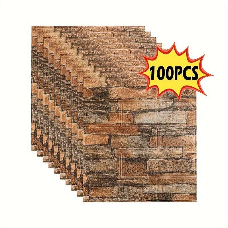 Wall Stickers Color Rock Yellow Quantity100Pcs