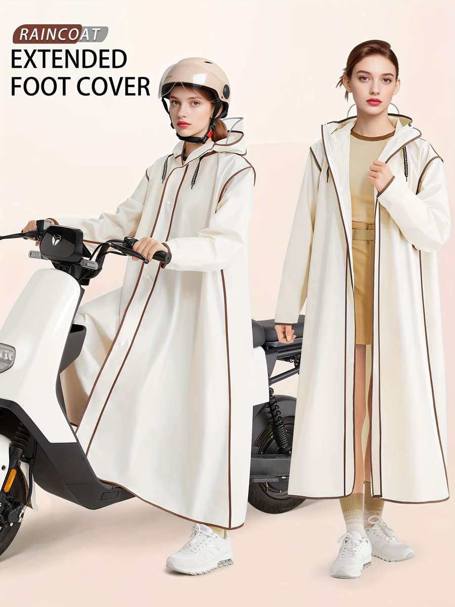 Raincoat M Beige Size Asian L