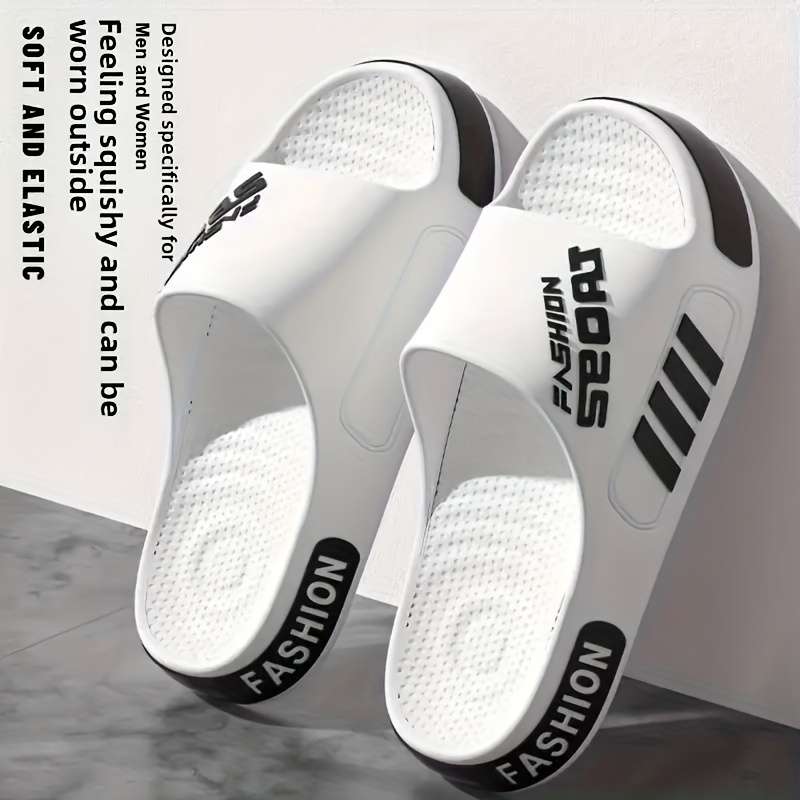 Men Slippers Summer Style White Size Uk 7