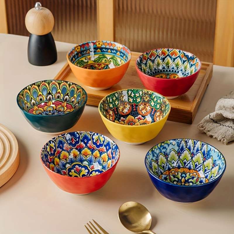 Bowl Color 4.5In 1Set Of 6Pcs