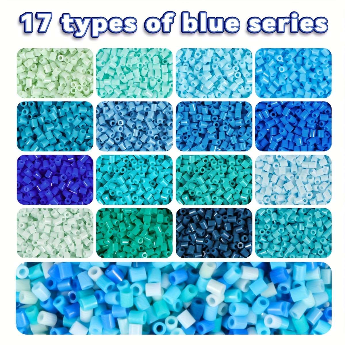 Perler Bead Set Blue C5 3K