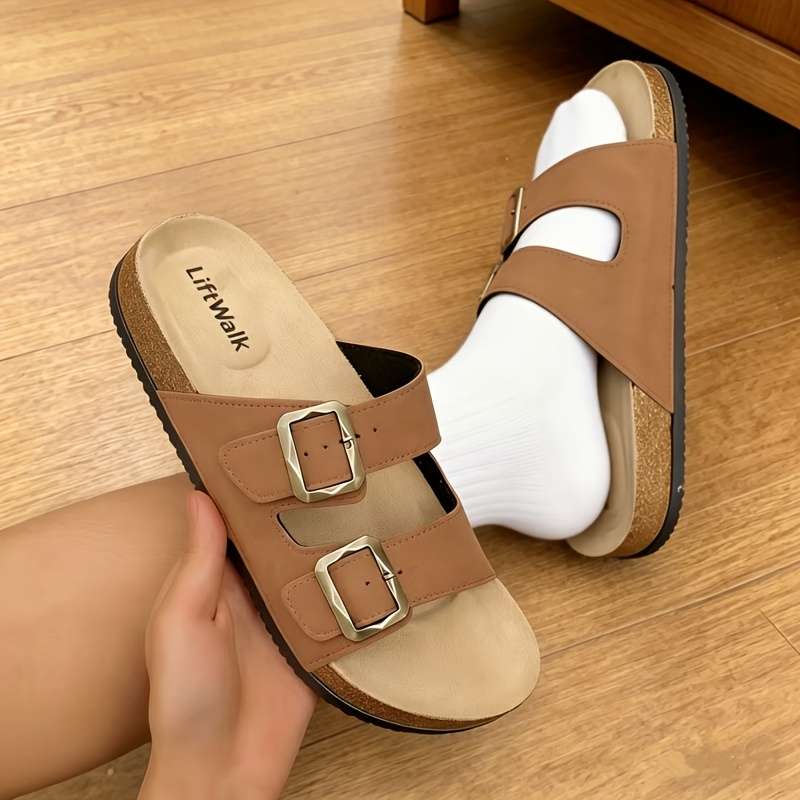Sandals Color Brown Size Uk 8