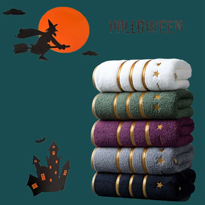 Towel Color Polychrome Size5Pcs34*74Cm