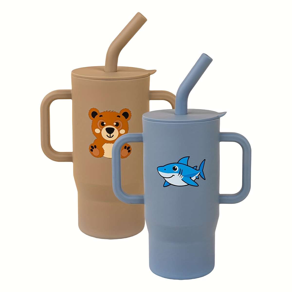 Water Cup Color Coffee Gray Blue