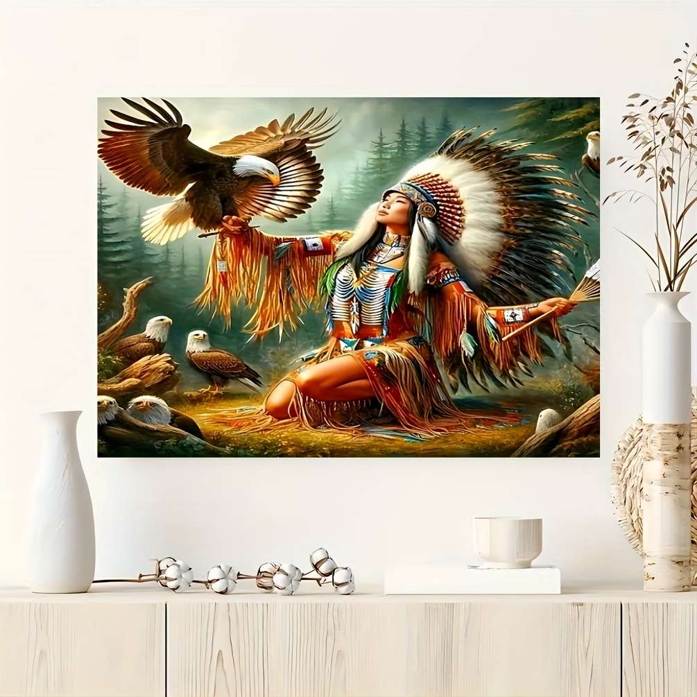 1000pcs Premium Eagle DIY Jigsaw Puzzle Thick Durable Seamless for Adults Perf