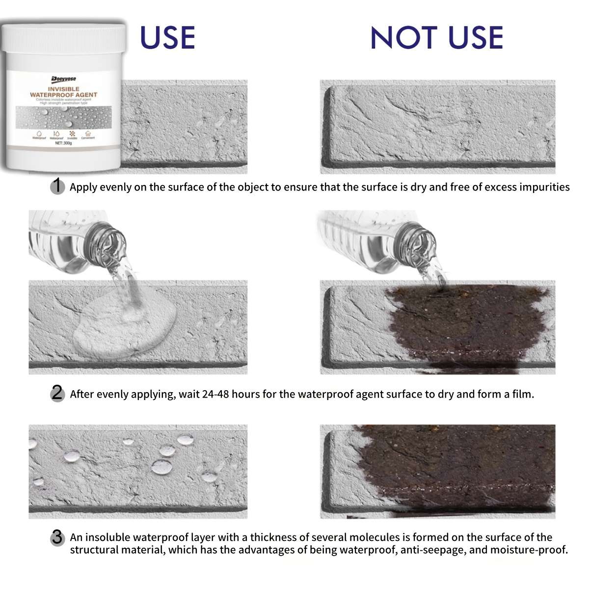 Waterproof Repair And Sealing Supplies Items 3.5Oz