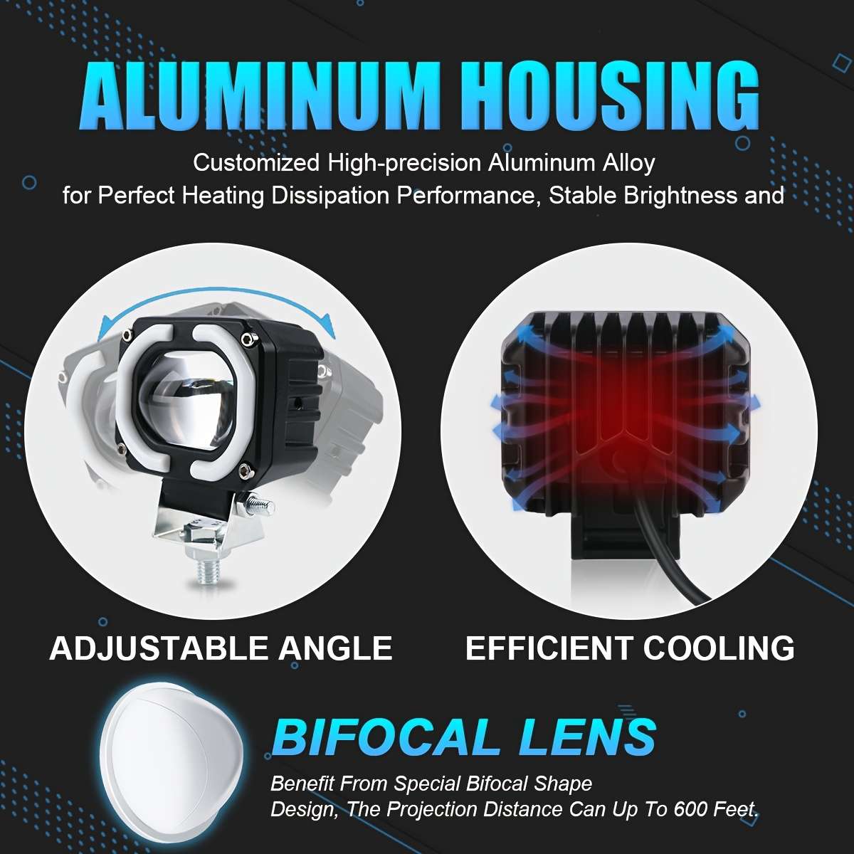 Car Lights Color Blue Quantity 2Pcs