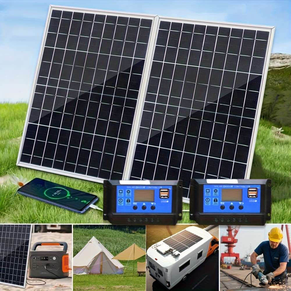 Solar Panel Model 2Pcs Solar Panel Add Dc Cable