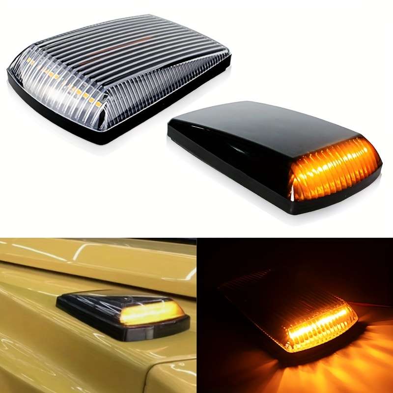 Car Lights Items 2Pcs Led Smoke Lens