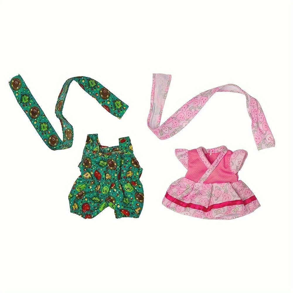 Toy Dolls Style Q8 004 blue and green overalls