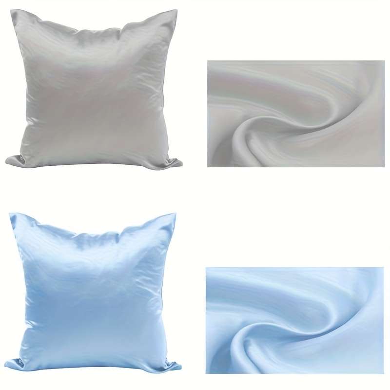 Satin Pillowcase Color 2 Pink Model2Pcs40.64*40.64Cm
