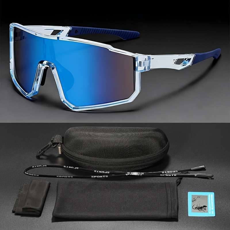Cycling Glasses Color Blue