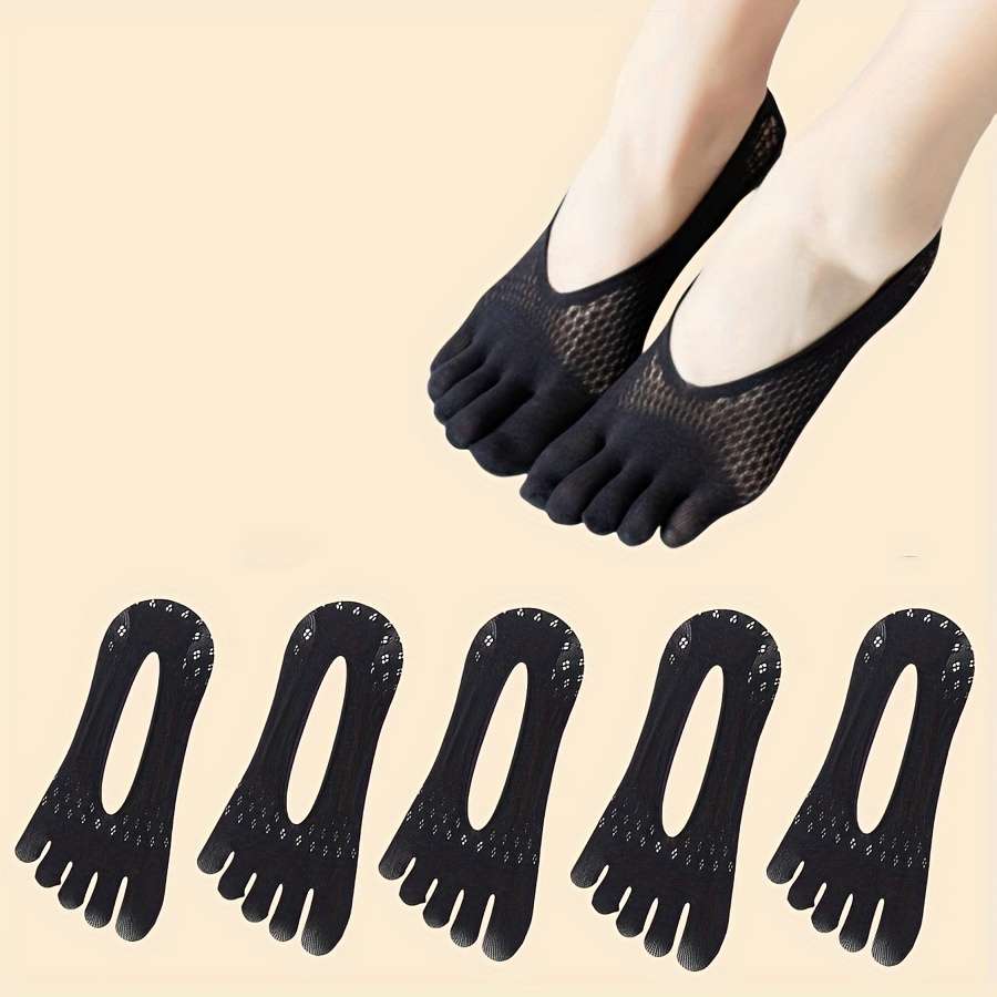 Women S Socks Color 5 Pairs Black Size Onesize