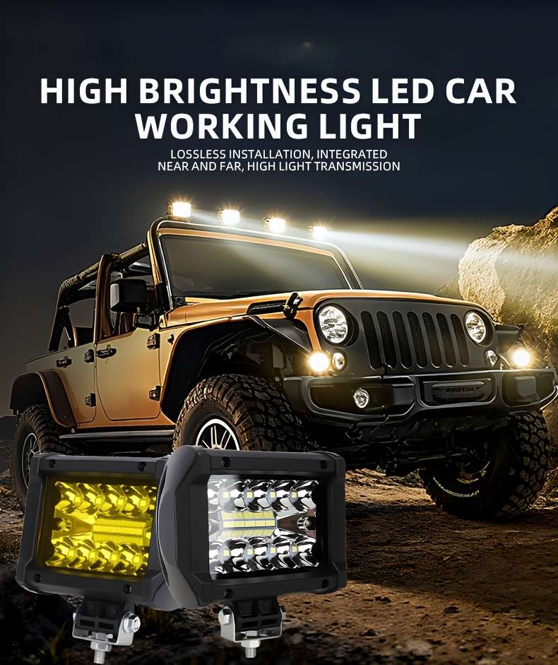 Car Lights Items 2Pcs White Light