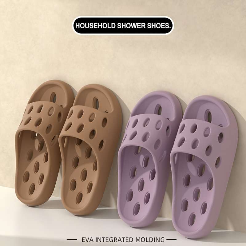 Men Slippers Summer Style Chocolate Brown Size Uk 6.5 To 7