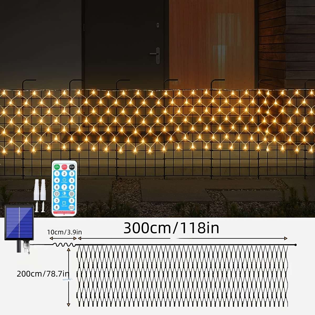Solar Net Lights 2M