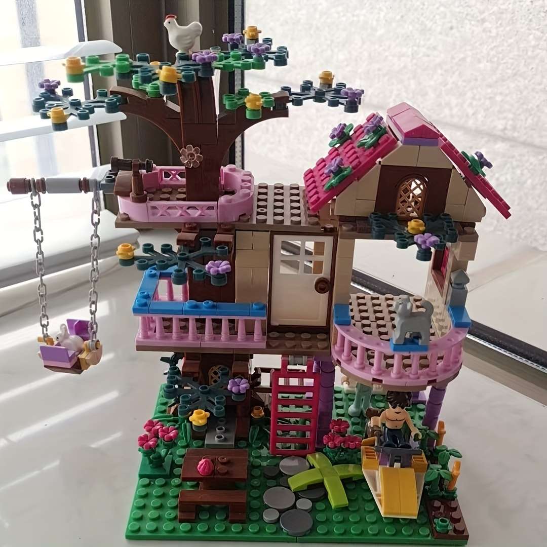 3D Building Model Puzzle Set Model 7652 Tree House