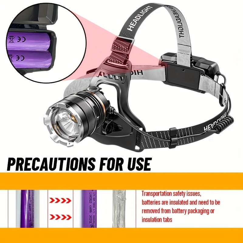 Headlamp Model With 2 Batteries Styleinduction Headlamp