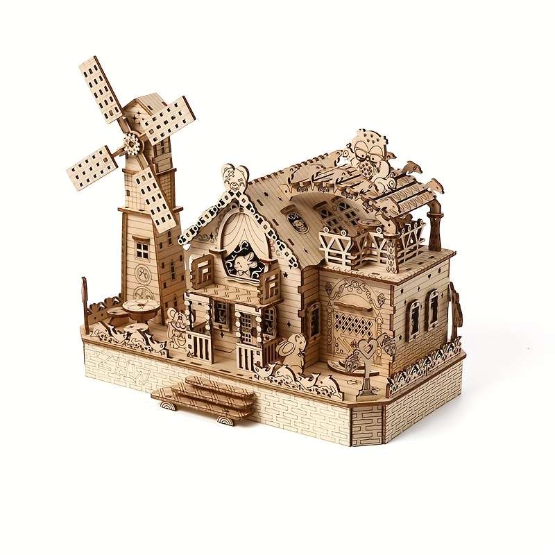 3D Building Model Puzzle Set
