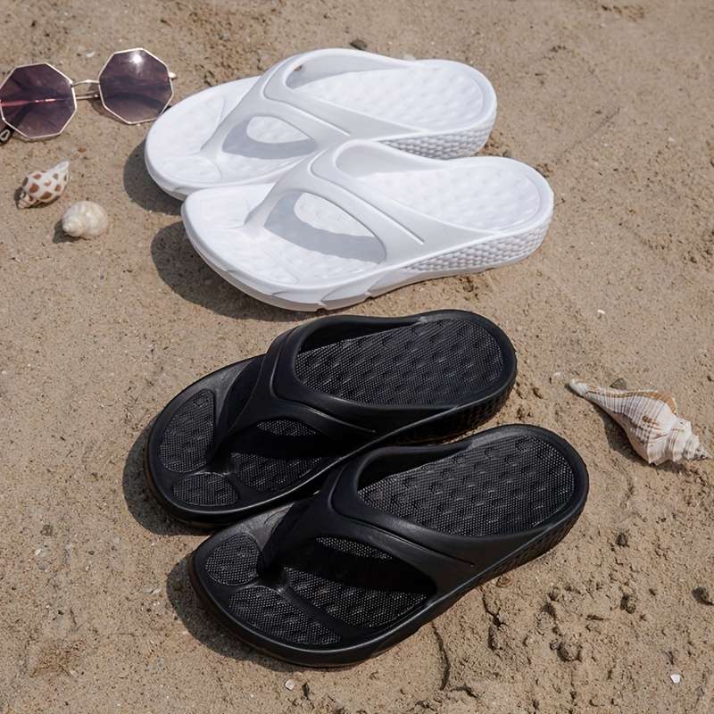 Ladies Summer Flip Flops White Uk 7.5-8