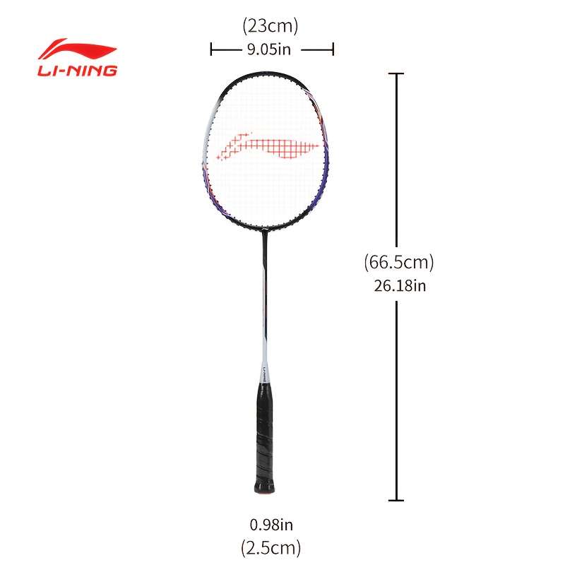 Badminton Racket Model Aypv0252 Pearl White Zircon Purple