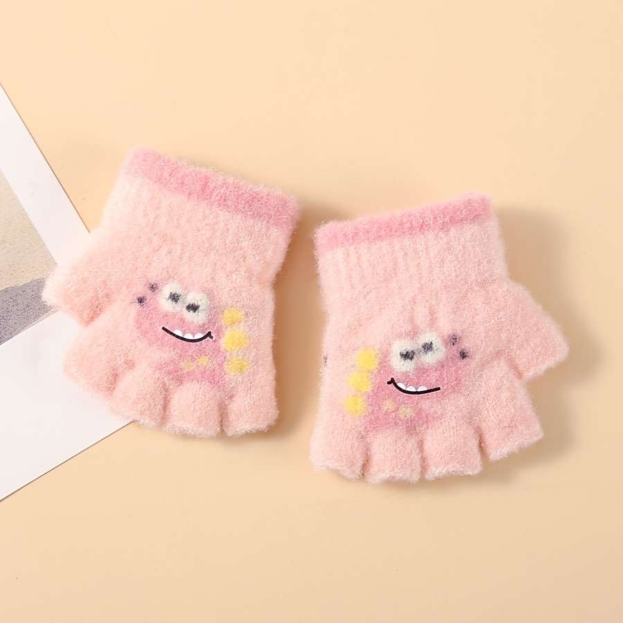 Winter Gloves Color Blackish Green