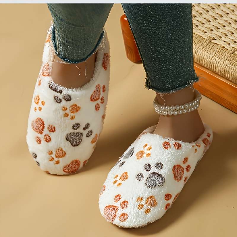 Cotton Slippers Color White Sizeuk 6.5-7