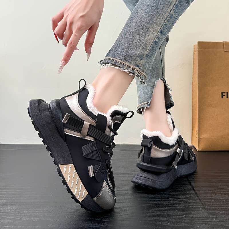 Women S Sneakers Color Black Silvery Sizeuk 3