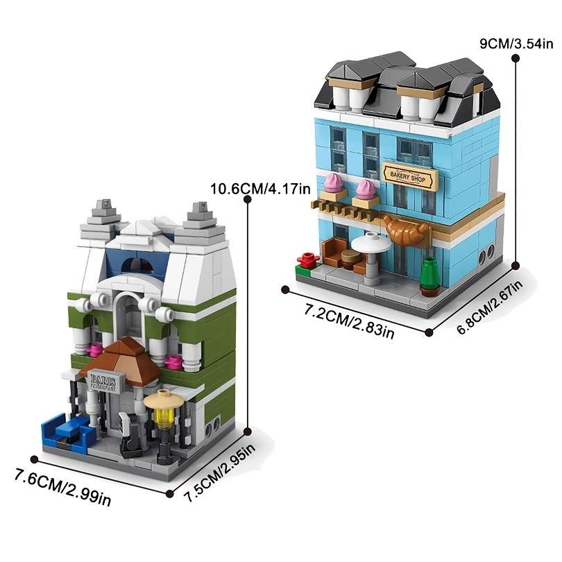 Building Toy Architectural Model Toy Set Items Fourth Set   559Pcs