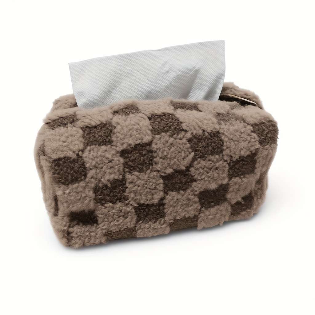 Car Tissue Box Color Brown 1