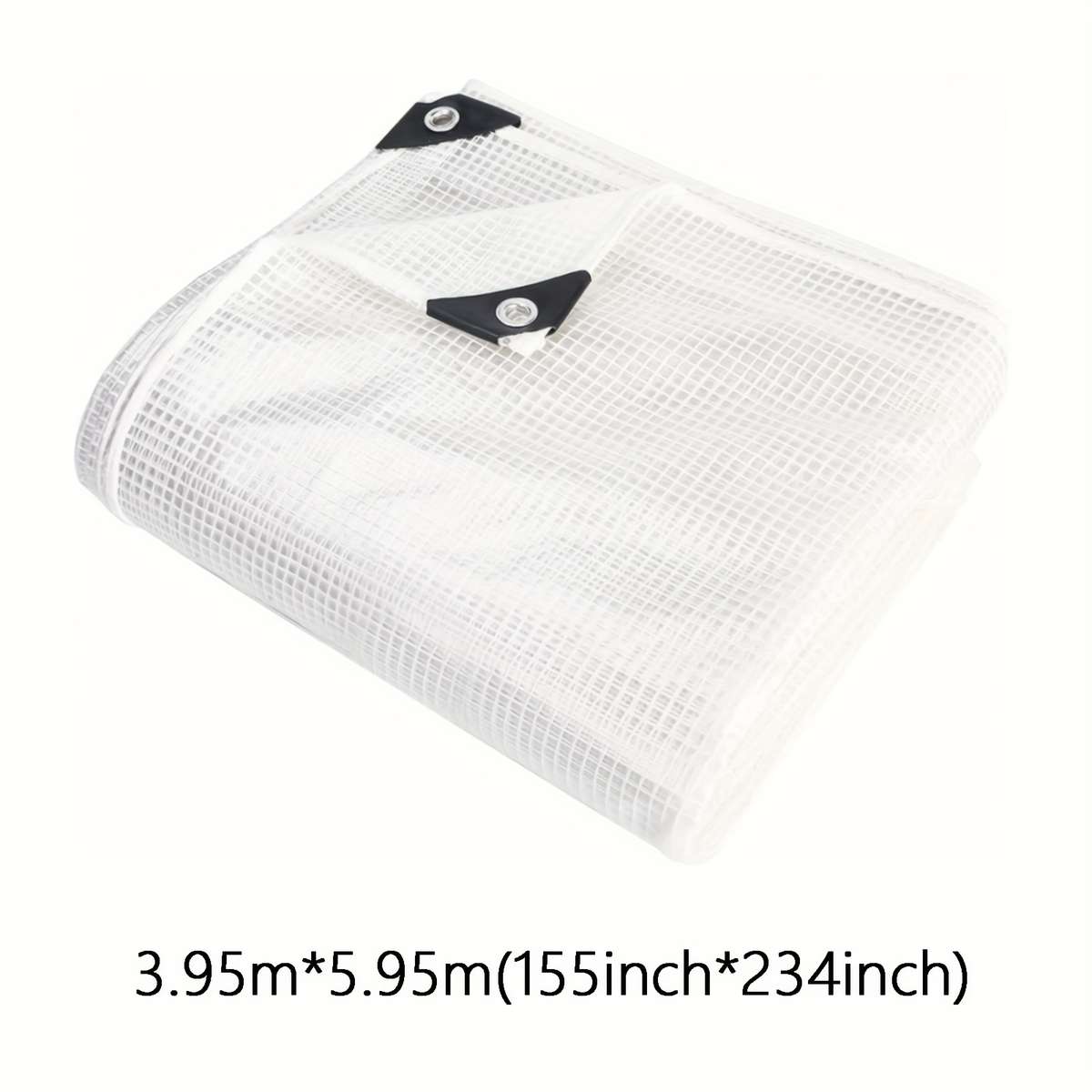 Transparent Rainproof Fabric Size 3.95M*5.95M