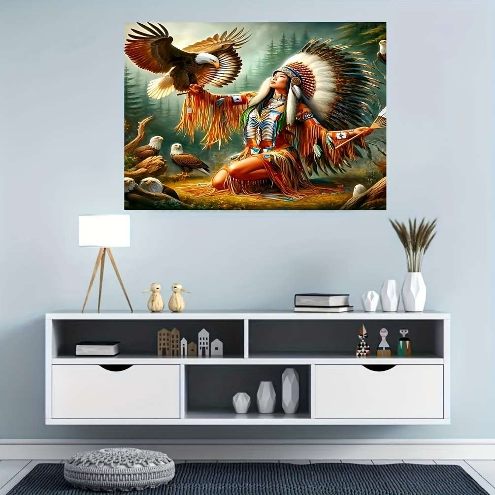 1000pcs Premium Eagle DIY Jigsaw Puzzle Thick Durable Seamless for Adults Perf