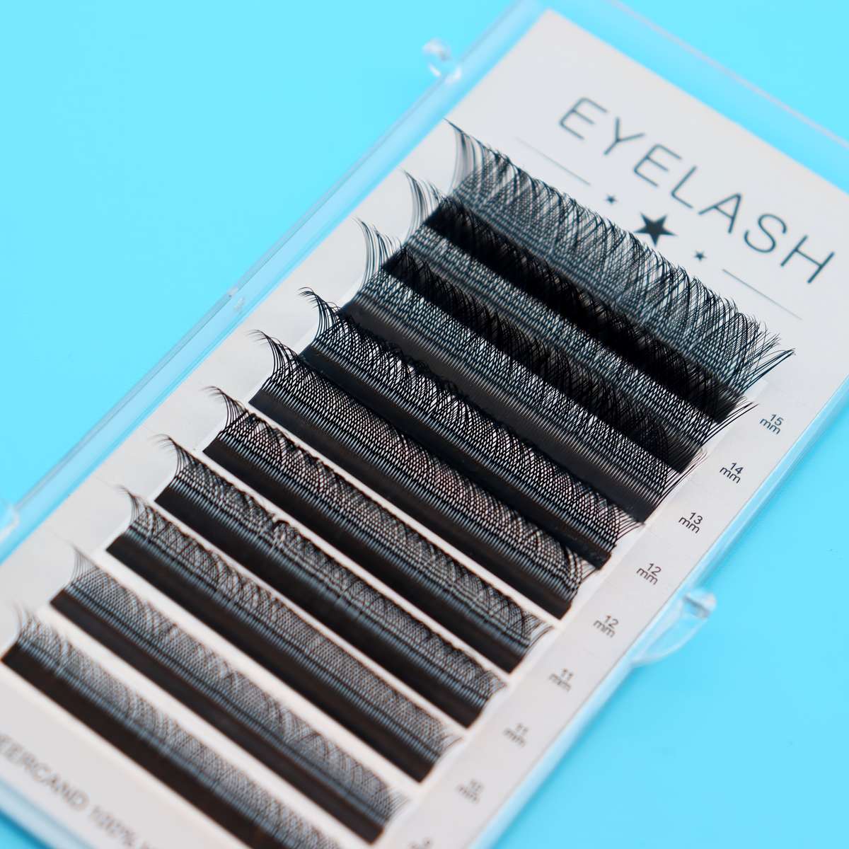 Natural Volume Lash Extensions Model D Thick Quilt Size 8mm 07mm