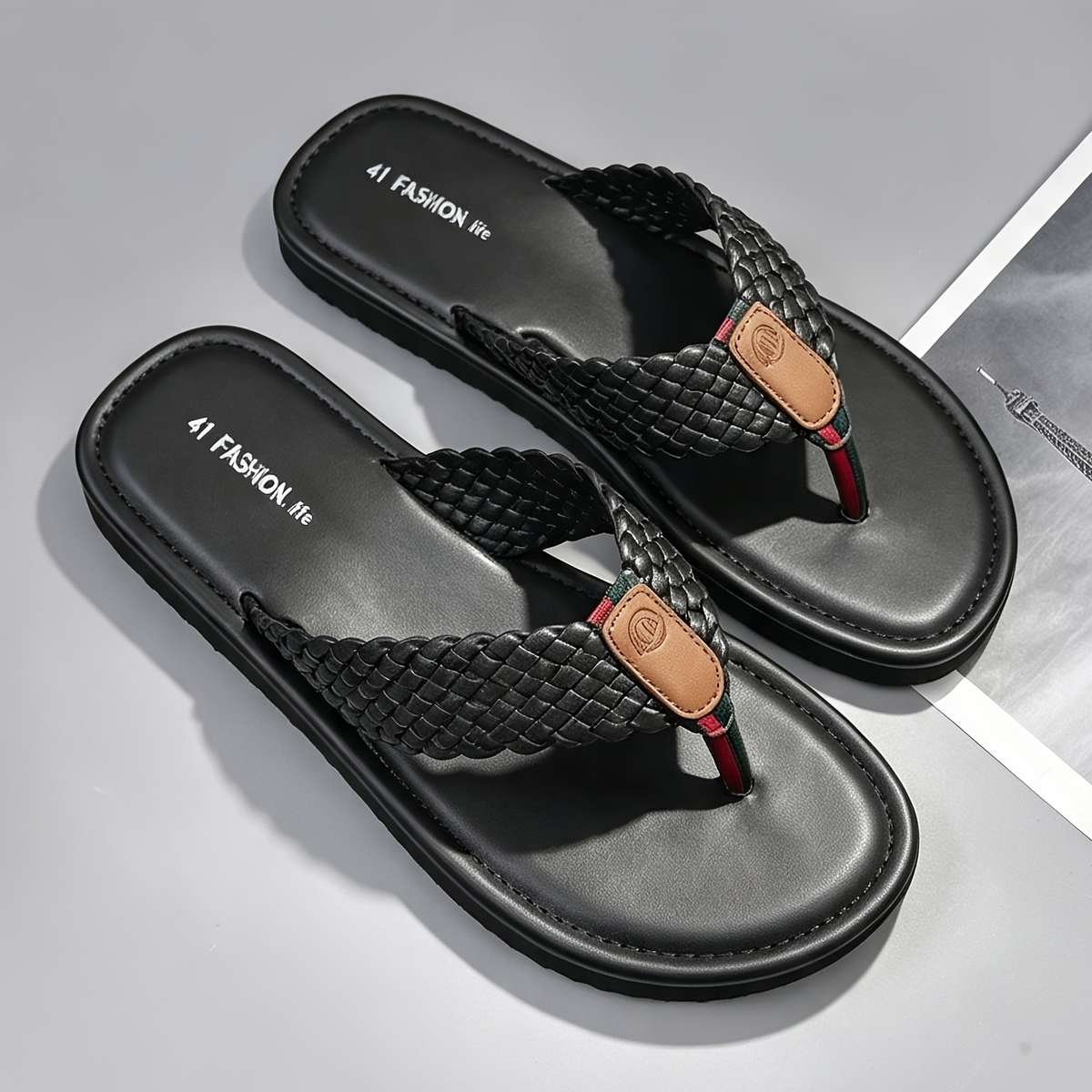 Sandals Color Black Size Uk 8