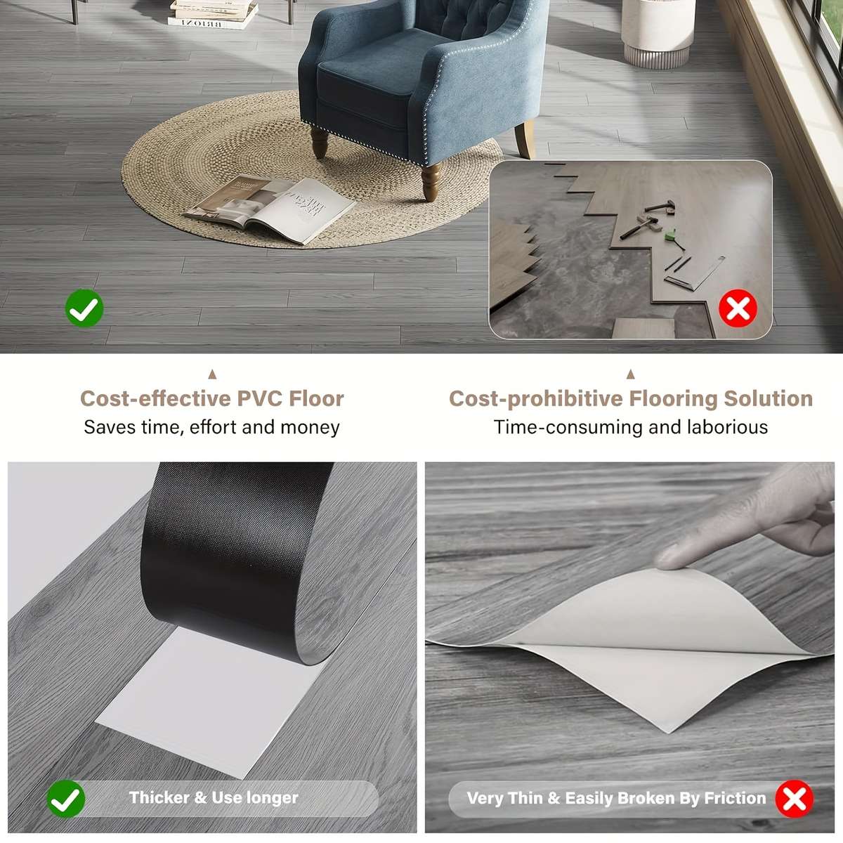 Self Adhesive Floor Stickers Pc 81117 2 46 Pieces Per Box