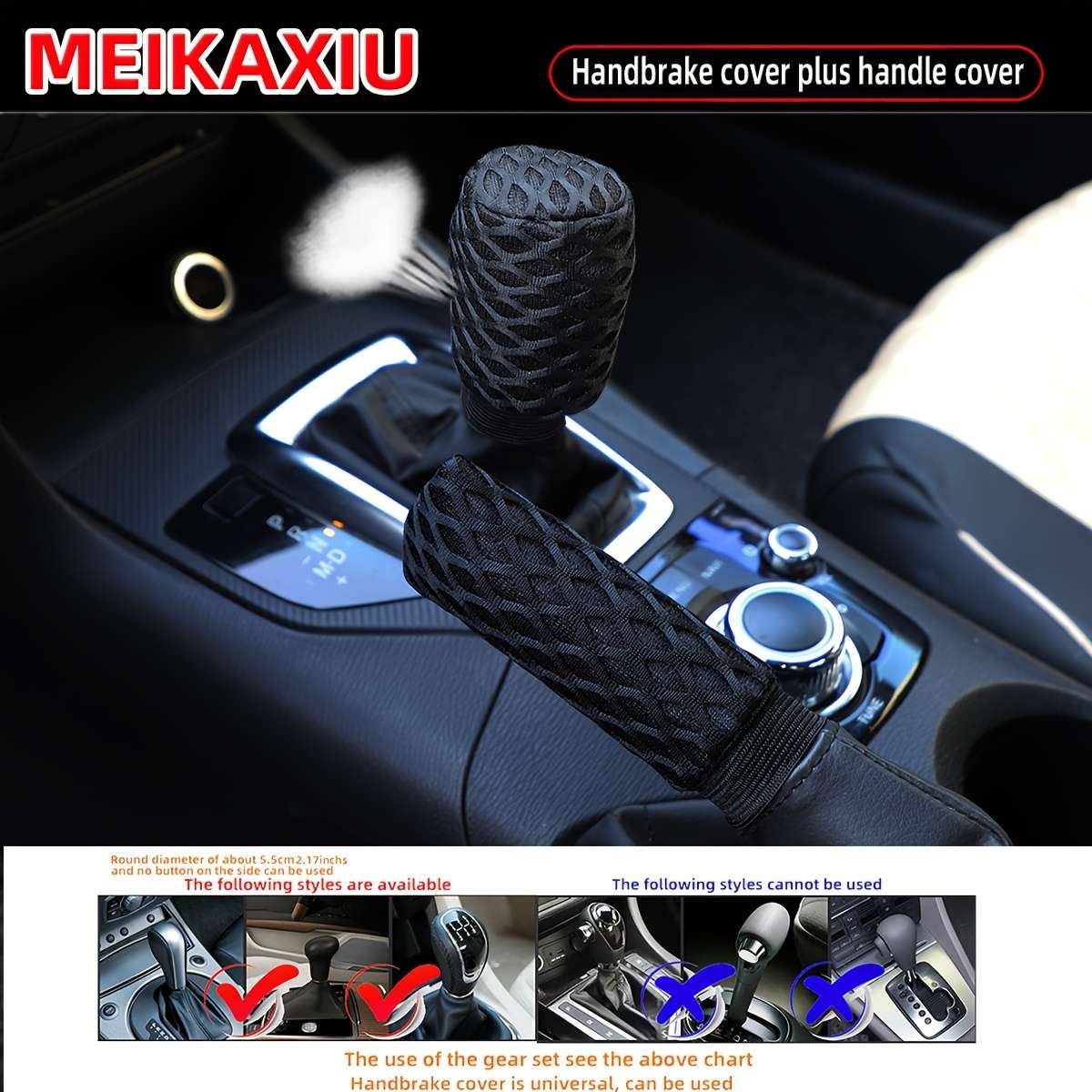 Car Steering Wheel Cover Black