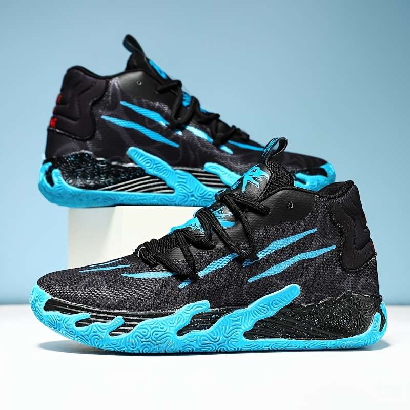 Sneakers Black Blue Size Uk 7.5
