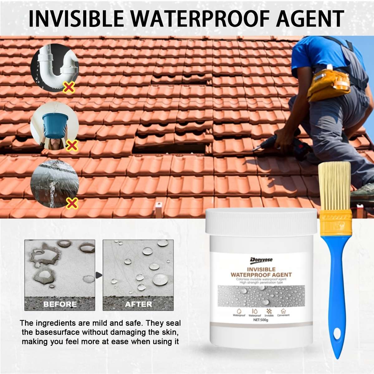 Waterproof Repair And Sealing Supplies Items 3.5Oz