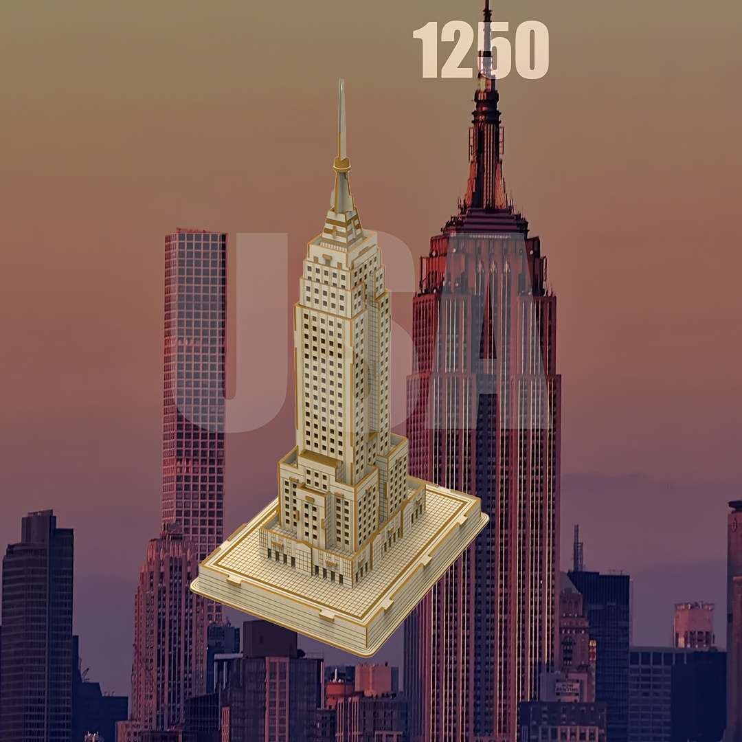 Building Toy Architectural Model Toy Set Model Empire State Building