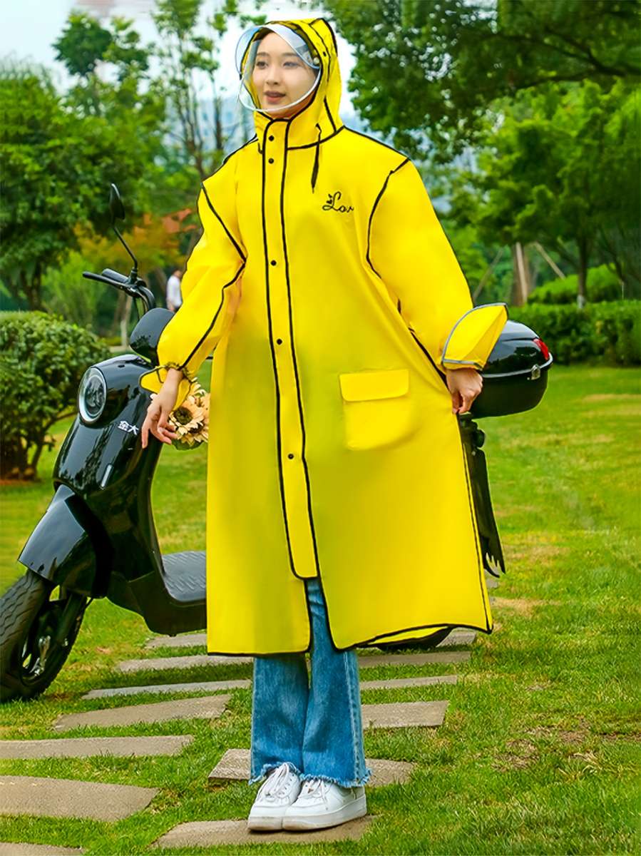 Raincoat Yellow Size M