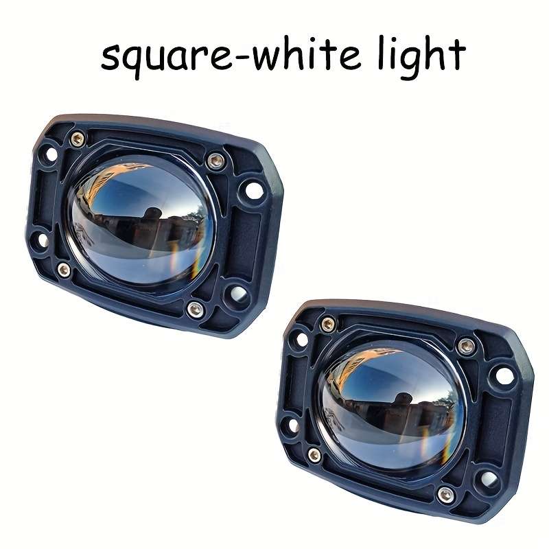 Car Lights Color White Light Quantity Square*2