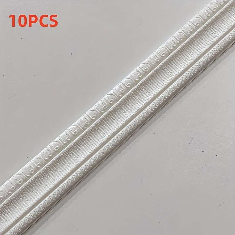 Skirting Board White Size 230*5Cm*10Pcs