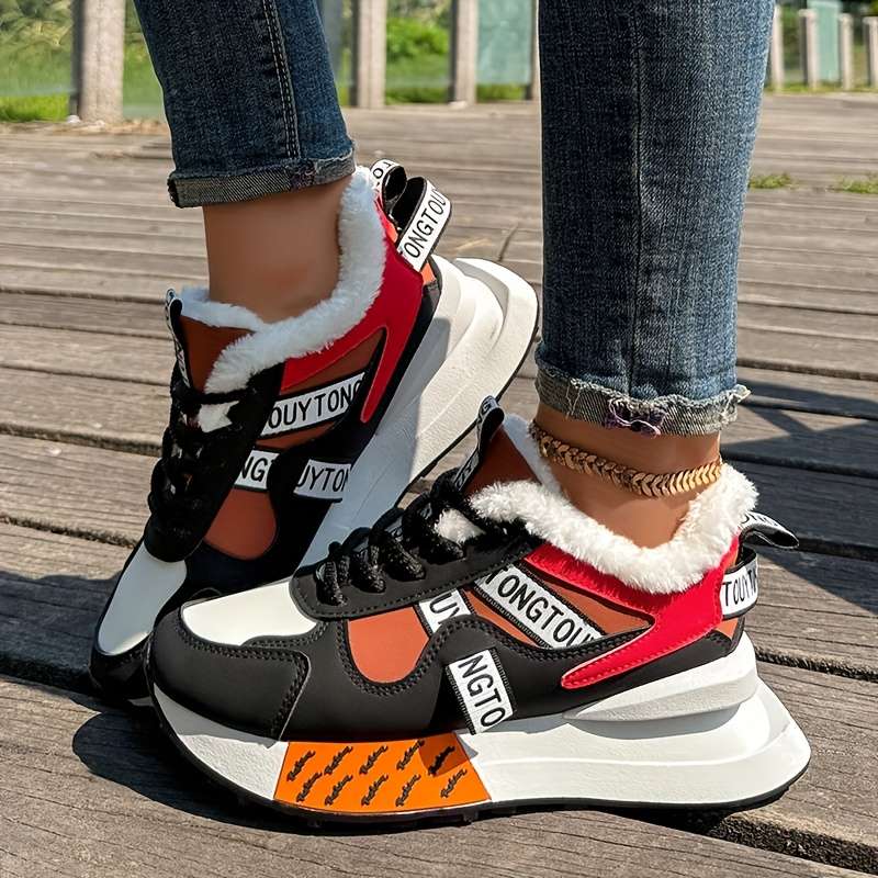 Women S Sneakers Color White Rose Red Sizeuk 4.5