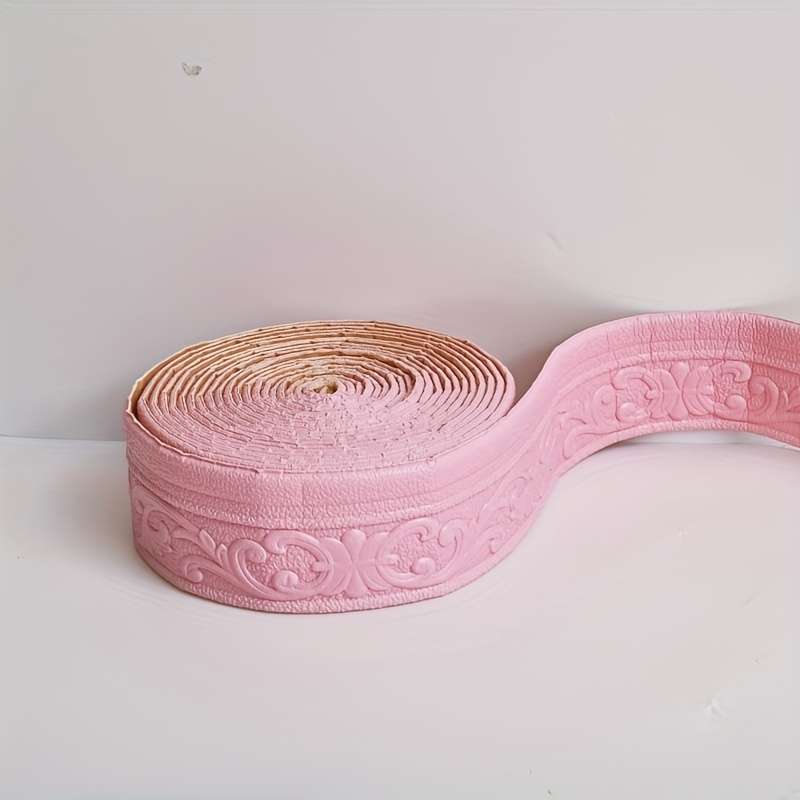 Skirting Board Extra Long Carved Waistline White 5 Meters