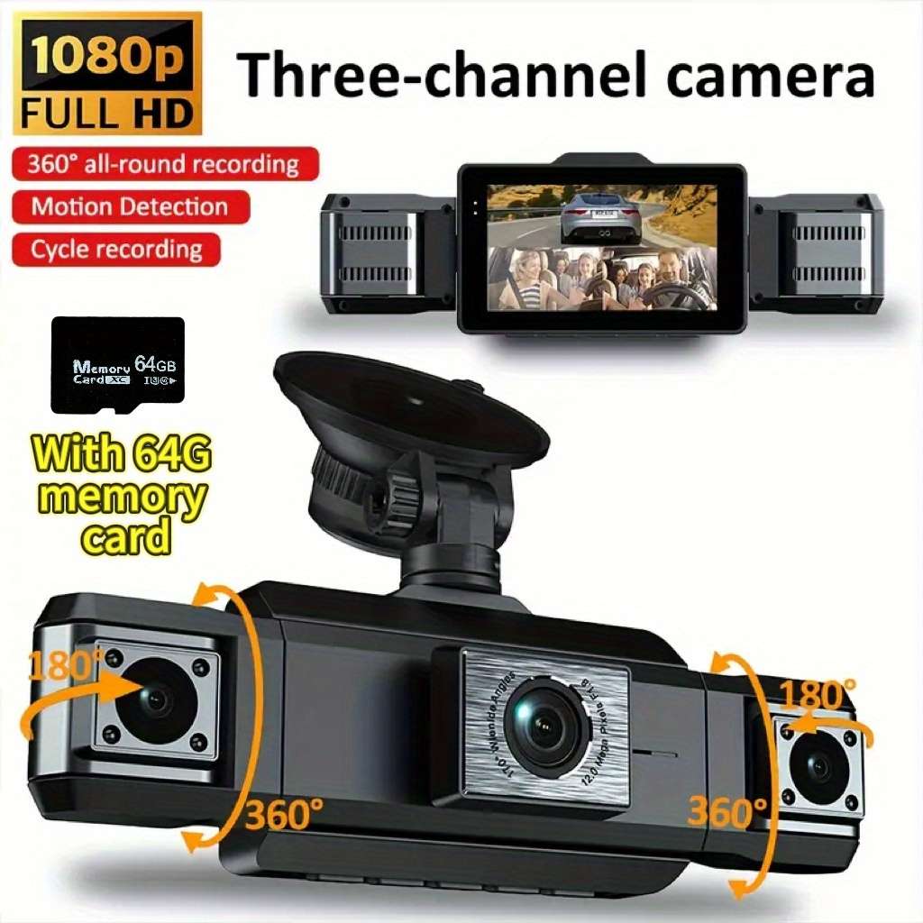 Real Channel Ultra Hd Front Fhd Backleftright Full Range Recording Parking